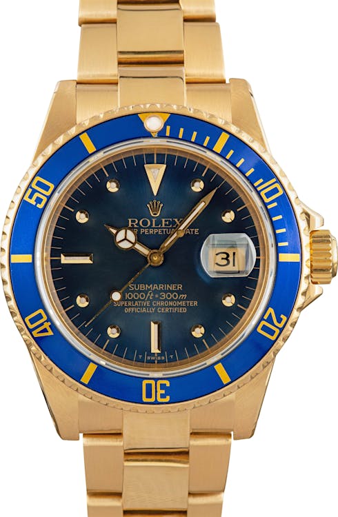 Rolex Submariner 16808 Blue