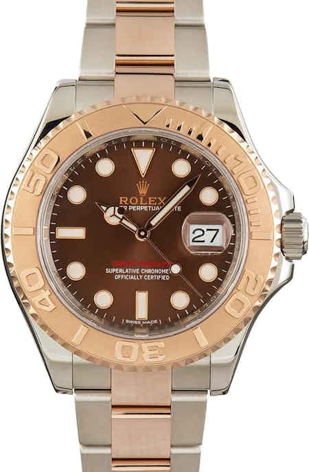 Rolex Yacht-Master 116621 Chocolate Dial Two Tone Everose