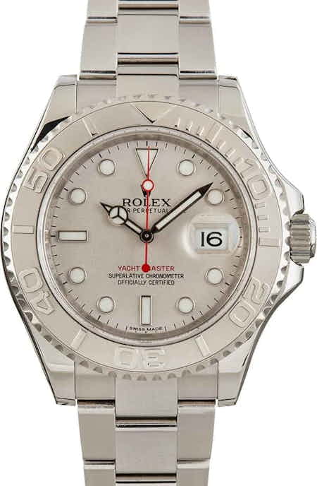 Rolex Steel and Platinum Yachtmaster 116622