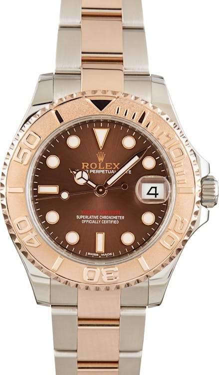 Pre-Owned Rolex Yacht-Master 268621 Brown Dial