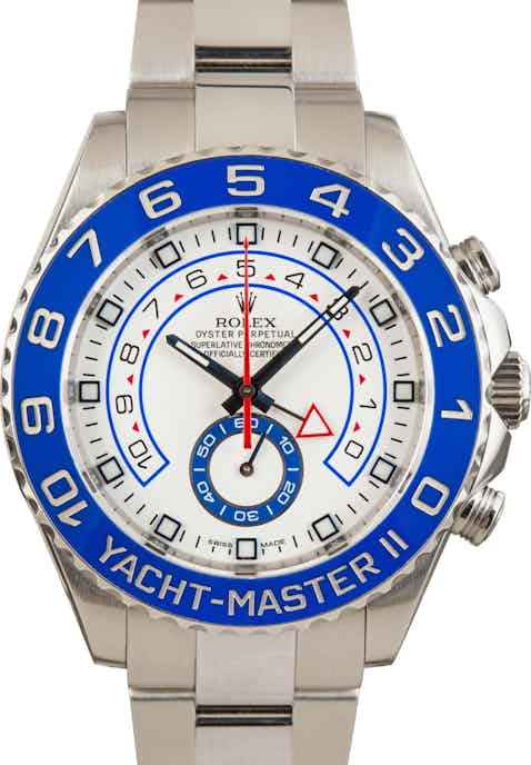 Rolex Yacht-Master II Ref 116680 White Dial