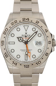 Rolex Explorer II 226570 Date Mens Polar Stainless Steel White Watches ...