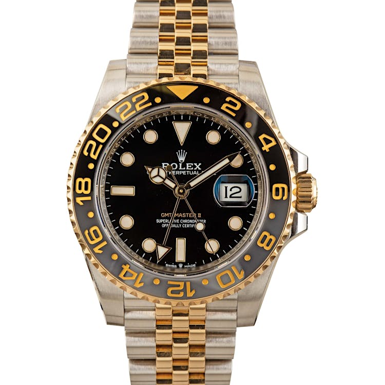 Rolex GMT-Master II Ref 126713GRNR Stainless Steel & 18k Yellow Gold