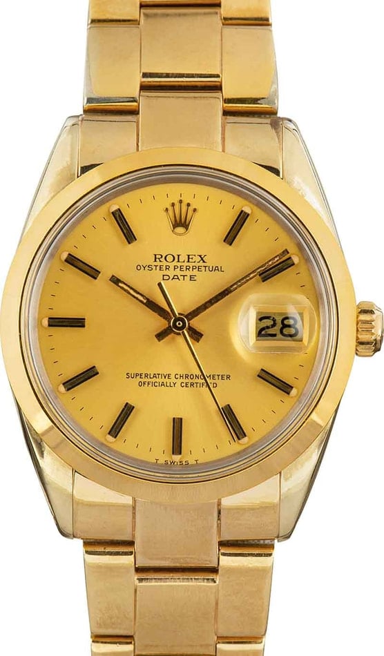 Buy Used Rolex Date 1550 Bob s Watches Sku 162901