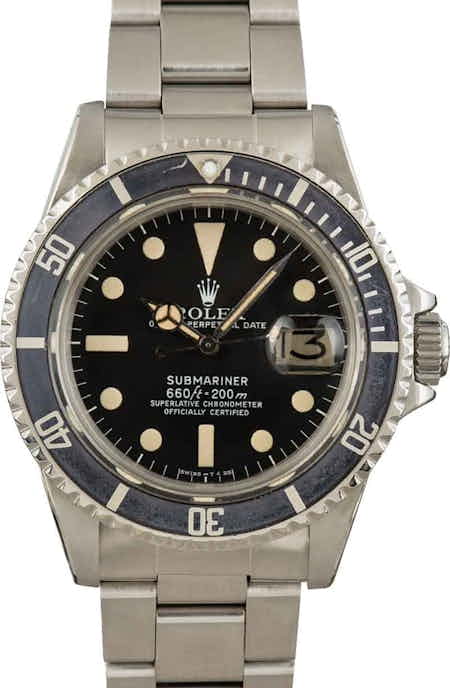 Men's Rolex Submariner Stainless Steel 1680, Pre-Owned