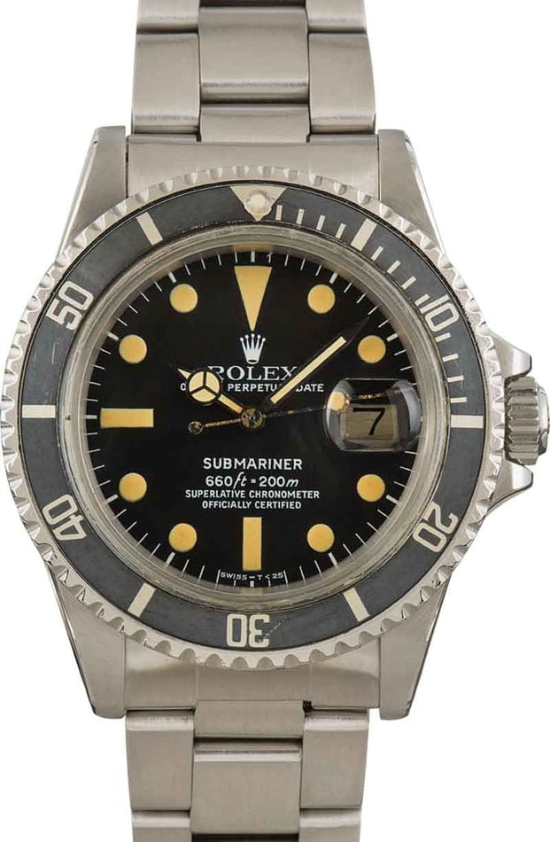 Buy Used Rolex Submariner 1680 Bob s Watches Sku 143004