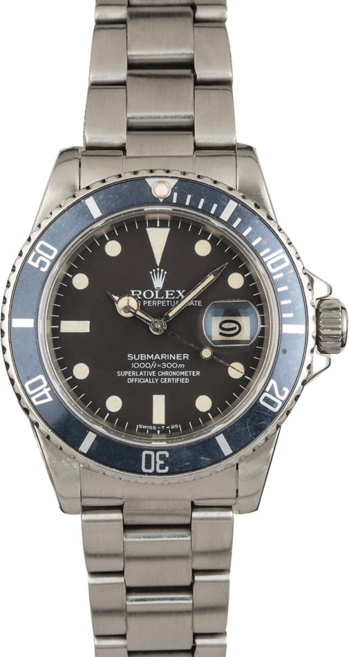 Buy Used Rolex Submariner 16800 Bob s Watches Sku 122055