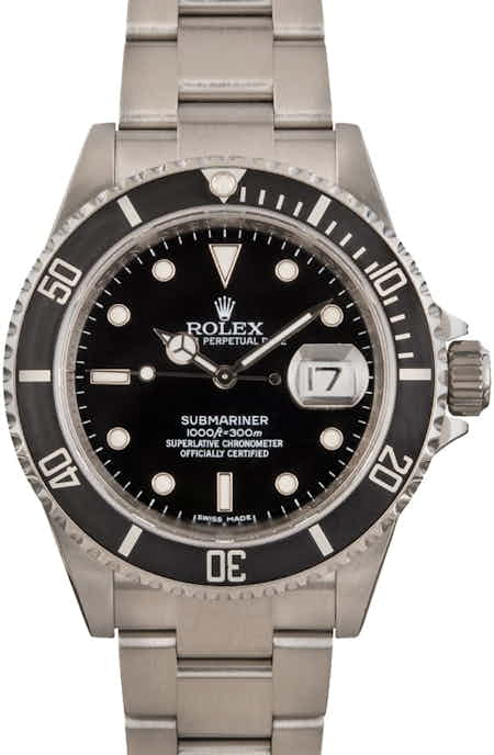Rolex Submariner 16610T Stainless Steel Watch