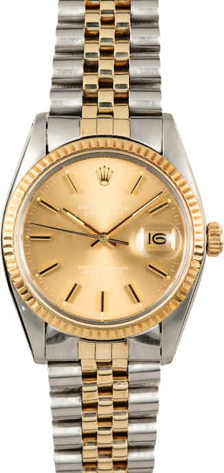 Rolex Datejust Stainless Steel and Gold 16013 Mens