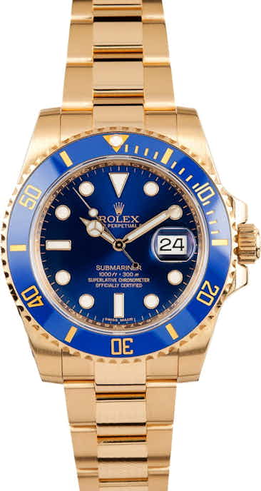 Unworn Rolex Submariner Blue Dial 116618