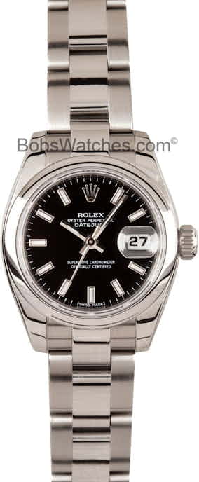 Men's Rolex Datejust 116333 Black Roman Dial