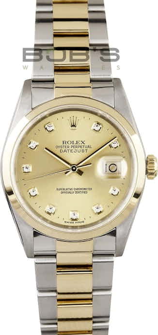 Pre Owned Men's Rolex DateJust 16203