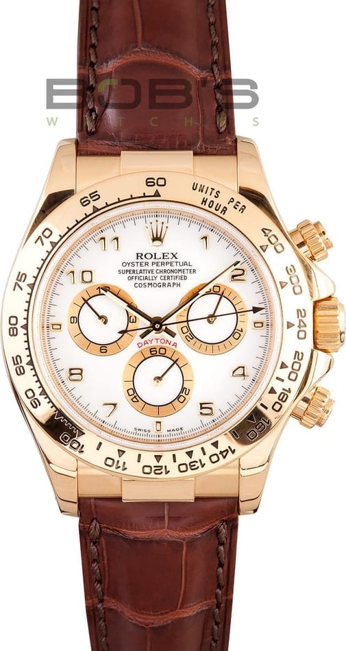 Rolex Daytona Leather Band at Bob s Watches Buy at 15995.00