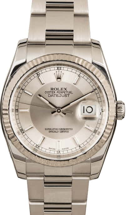 Rolex Datejust 116234 Tuxedo Dial Watch