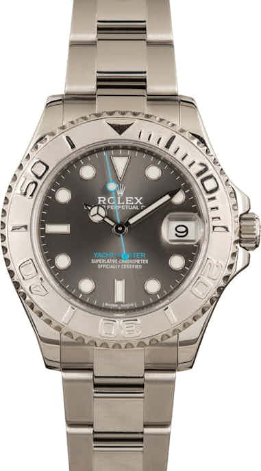 Pre Owned Rolex Yacht-Master 268622 Rhodium