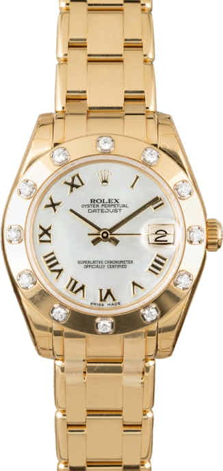 Rolex Pearlmaster 81318 Yellow Gold
