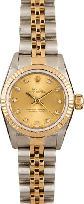 Rolex Oyster Perpetual 67193 Diamond Dial