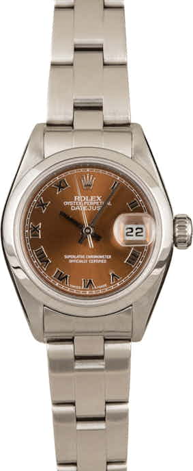 Rolex Lady-Datejust 79160 Brown Roman Dial