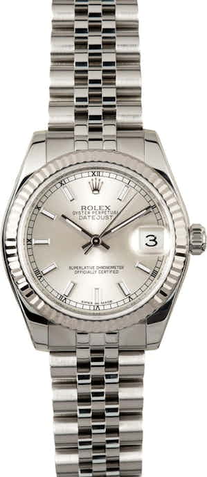 Mid-size Rolex Datejust 178274 Stainless