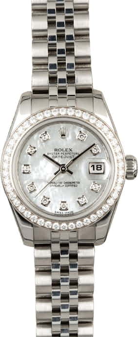 Rolex Lady Datejust 179384 with Diamonds