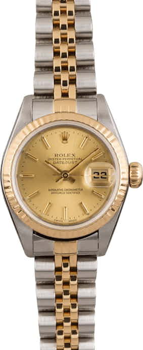 Pre Owned Rolex Datejust 79173 Champagne Dial