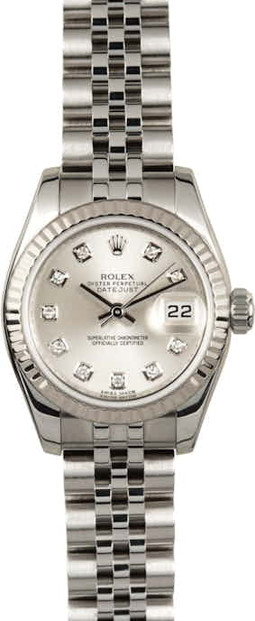 Rolex Ladies Datejust 179174 Diamonds