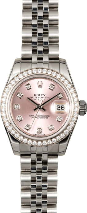 Rolex Lady-Datejust 179384 Diamond Bezel