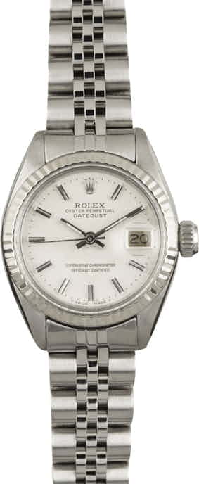 Vintage Rolex Datejust 6916 White Dial