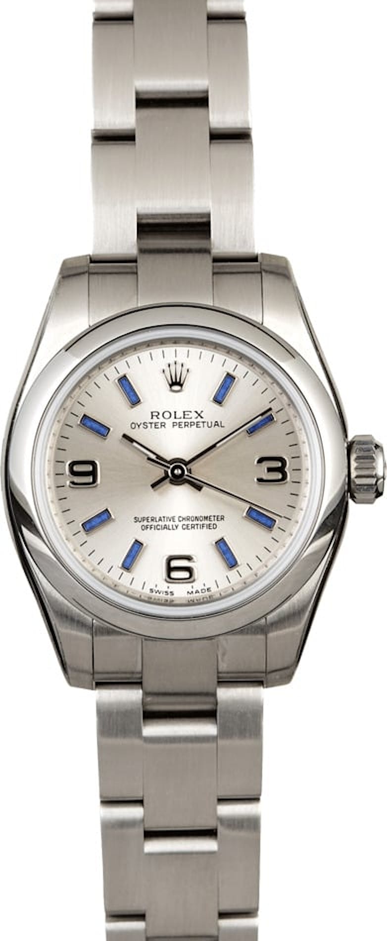 Rolex Lady Oyster Perpetual 176200 Blue Index