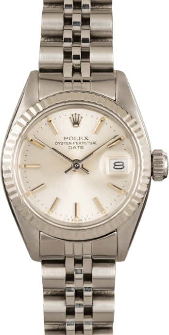 Used Womens Rolex Datejust 6917 Silver
