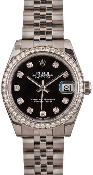 Rolex Datejust 178384 Diamond Mid-size