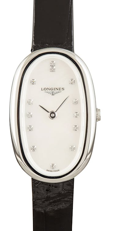 Longines Symphonette Stainless Steel on Leather Strap