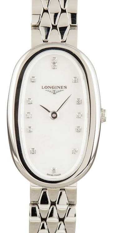 Longines Symphonette Mother of Pearl Diamond Dial