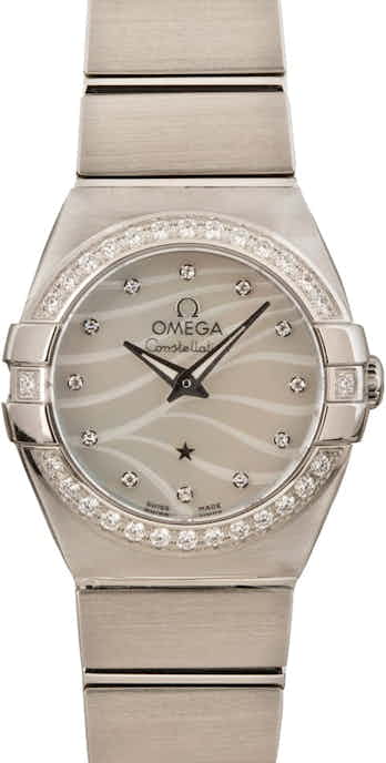 Ladies Omega Constellation Diamond Bezel & Dial