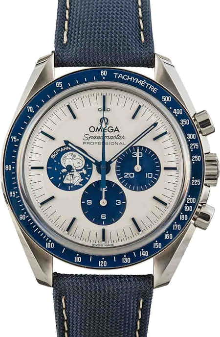Omega Speedmaster Silver Snoopy Award Anniversary Series