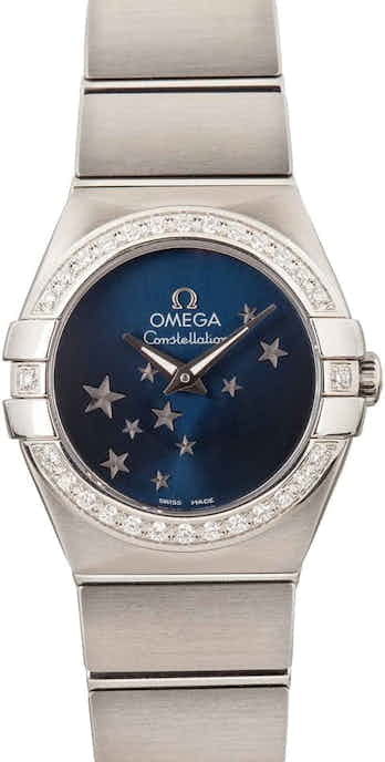 Ladies Omega Constellation Blue Dial