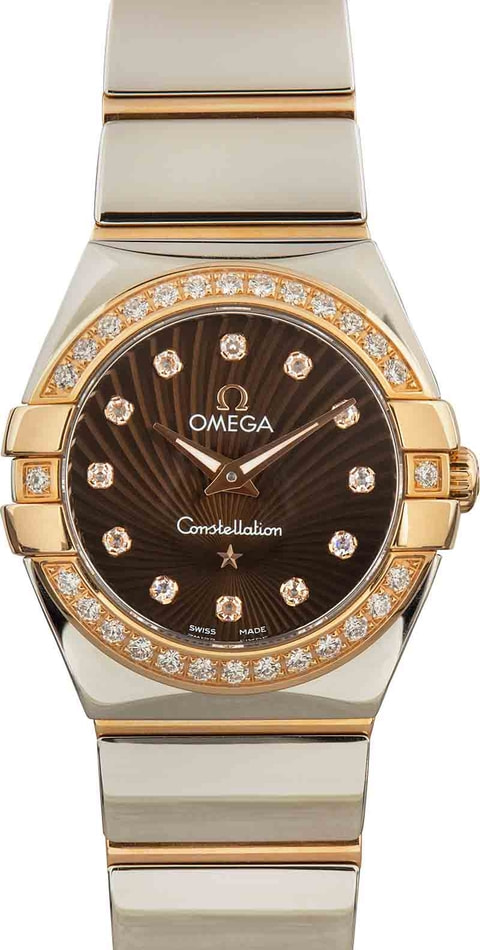 Omega diamond outlet watch price