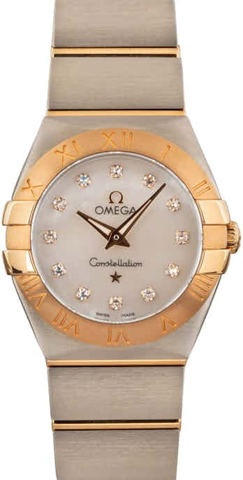 Omega Constellation Diamond Mother of Pearl Dial