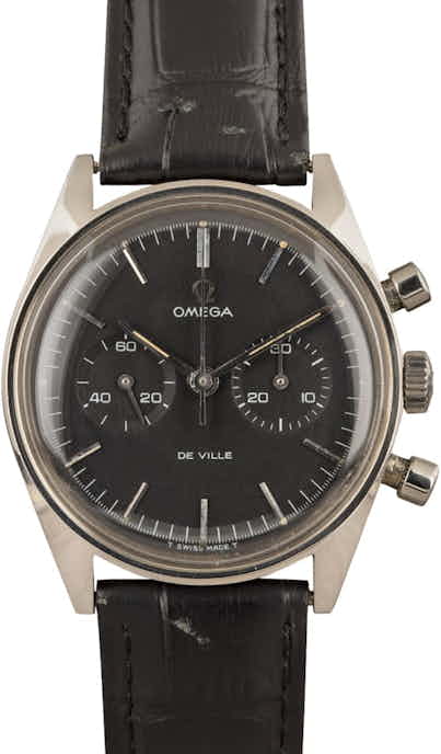 Omega De Ville Chronograph Black Dial