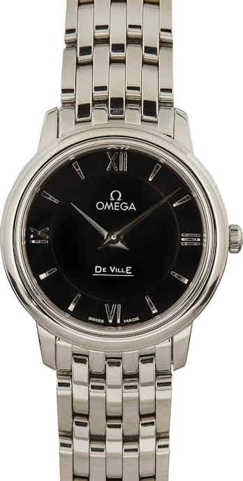 Omega De Ville Prestige Black Dial