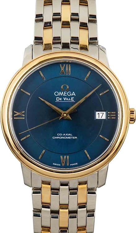 Ladies Omega De Ville Prestige Blue Dial