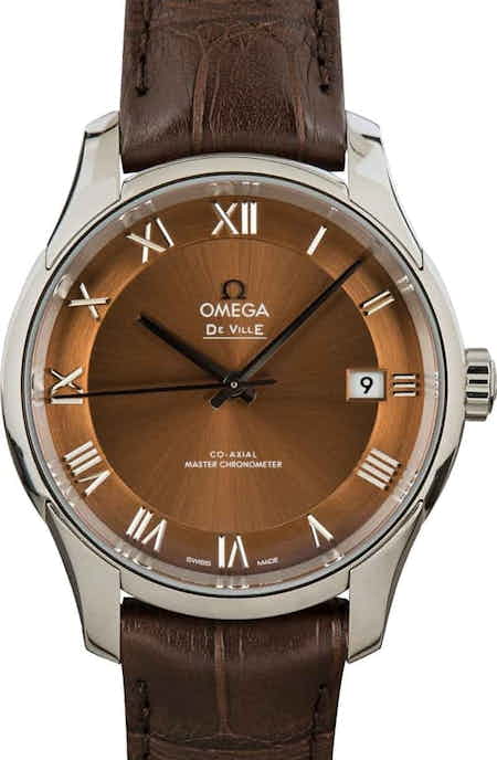 Omega De Ville Prestige Brown Dial
