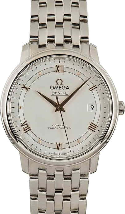 Omega De Ville Prestige Silver Dial 1