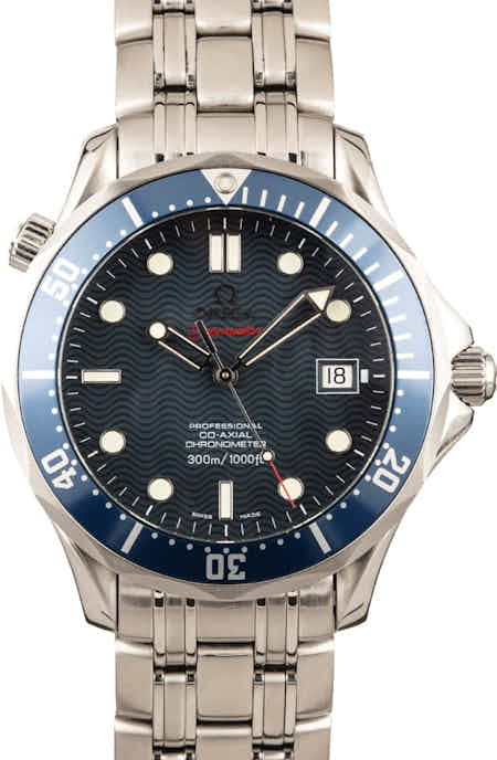 PreOwned Omega Seamaster Pro 300M Blue Wave Dial