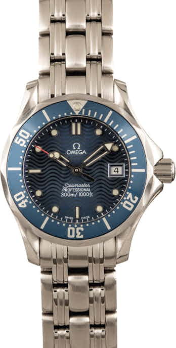 Pre-Owned Omega Seamaster 300M Blue Wave Dial