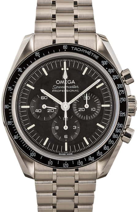 Pre-Owned Omega Speedmaster Moonwatch Professional Black Dial