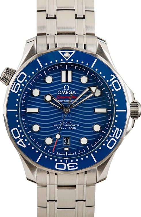 Omega Seamaster Diver 300M Stainless Steel Blue Dial