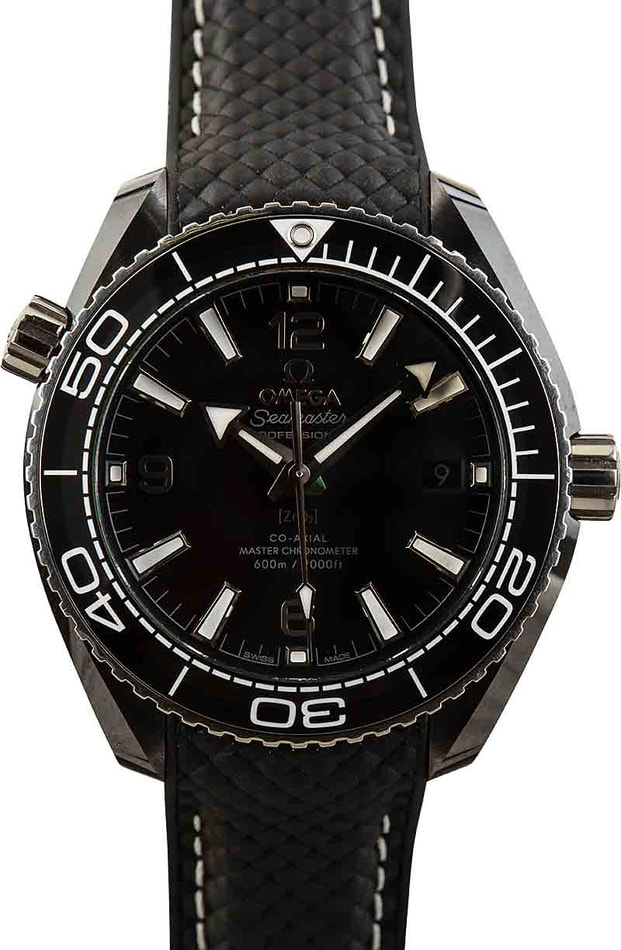 Omega black outlet watch