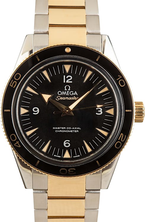 Omega Seamaster 300 Stainless Steel & 18k Yellow Gold