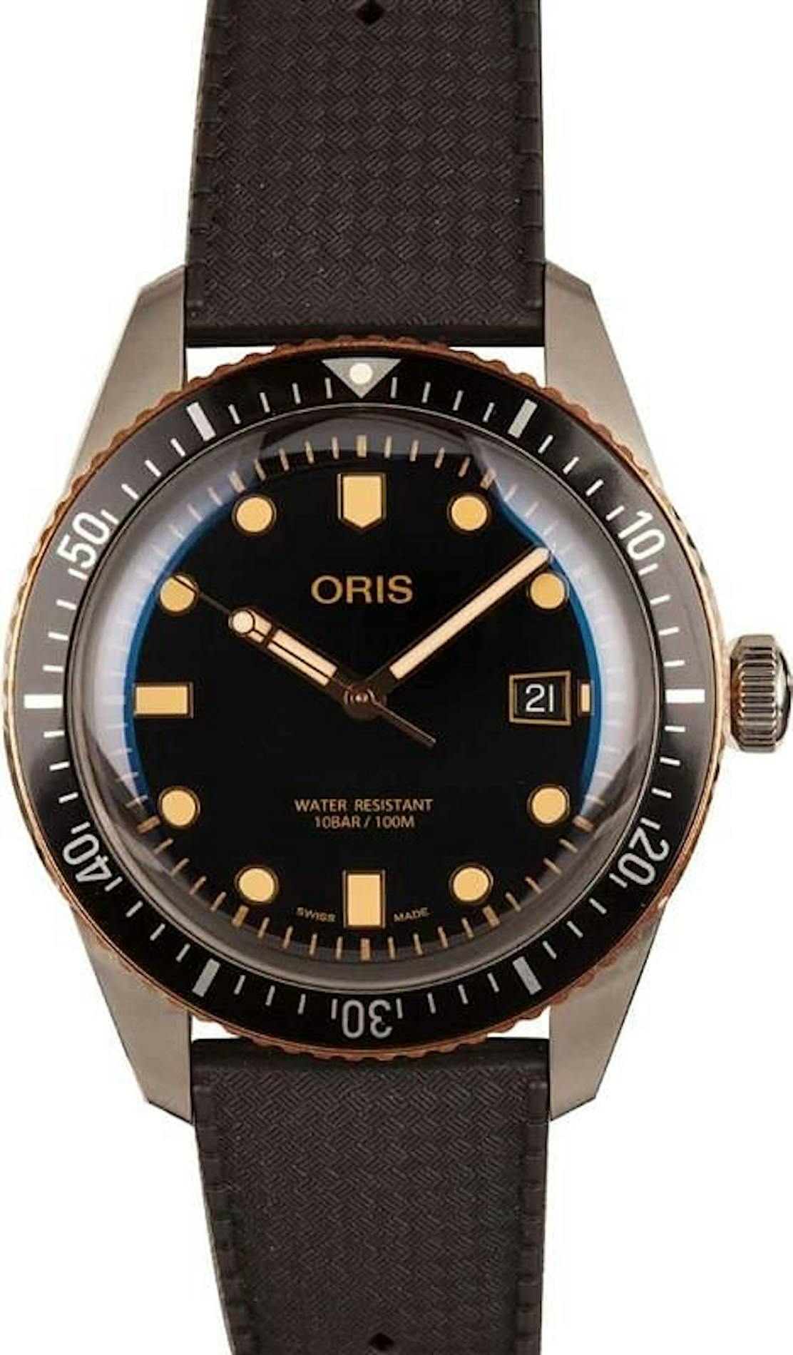 Oris Divers Sixty-Five Steel & Bronze Black Dial